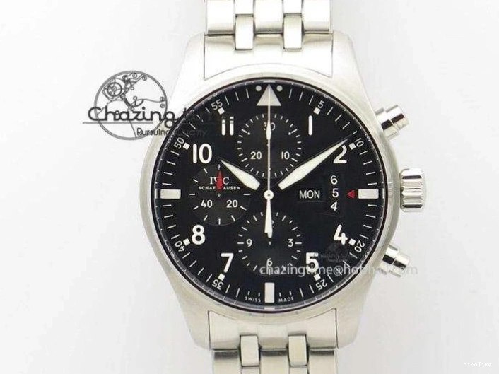 MIROTIME 0219 Aquatimer Chrono IW376803 V6F 1:1 Best Edition Gray Dial on Rubber Strap A FlexibleFit 7153
